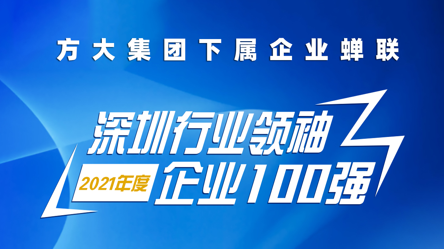 ag尊龙凯时·中国官方网站集团下属企业蝉联“深圳行业领袖企业100强”